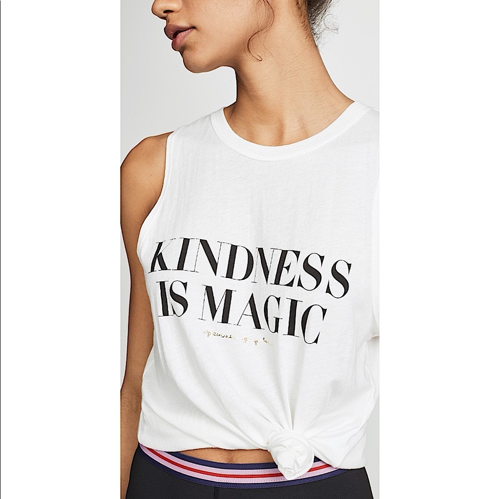 Spiritual Gangster “kindness is magic” top- S NWT